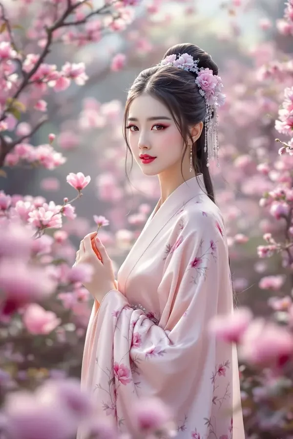 藤影长歌 - 免费电影网 古装剧集藤影长歌海报,紫藤花架下身着古装的优雅人物